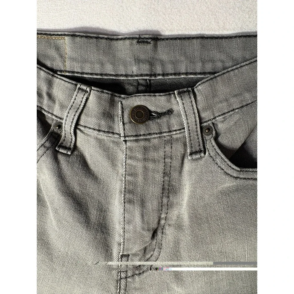 Levis 511 Jeans Mens 29x32 Slim Fit Straight Leg Gray Stretch Denim Medium Wash